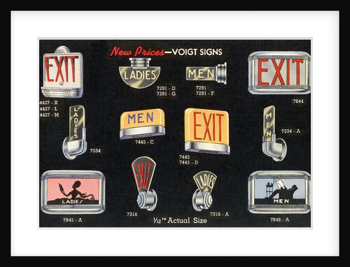 Forties Signs by Anonymous
