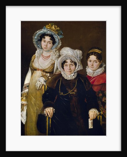 Portrait of Madame de Tangry and Her Daughters by Jacques-Louis David