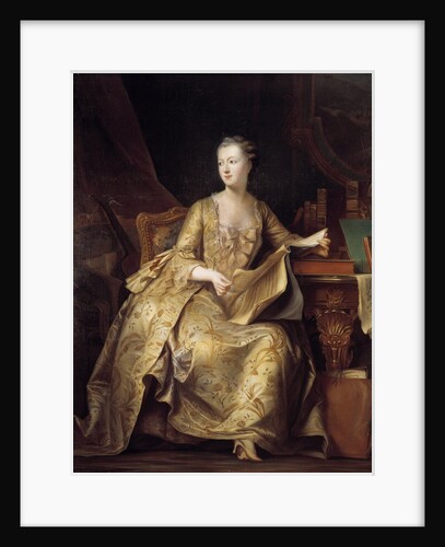 Portrait of Madame de Pompadour by Charles Auguste Steuben