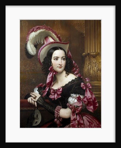 The Venetian at the Masked Ball by Joseph-Desire Court