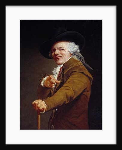 Self-Portrait of the artist with a mocking face by Joseph Ducreux