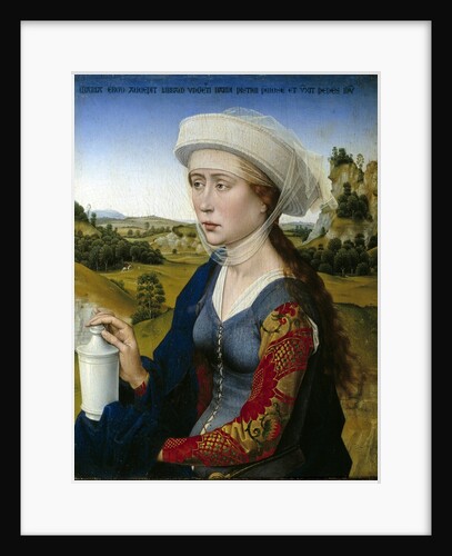 Mary Magdalene from the Triptych of the Braque Family by Rogier van der Weyden