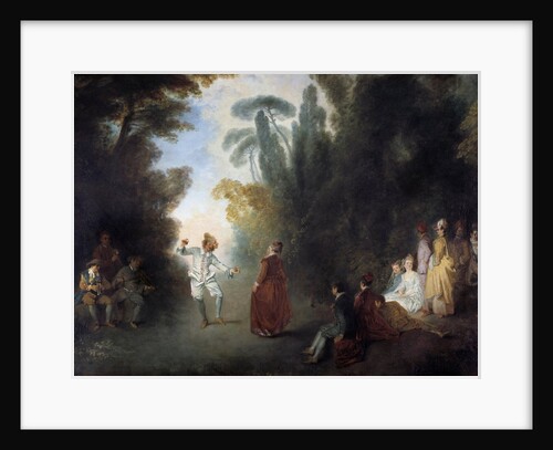 The Open-Air Dance by Jean Antoine Watteau