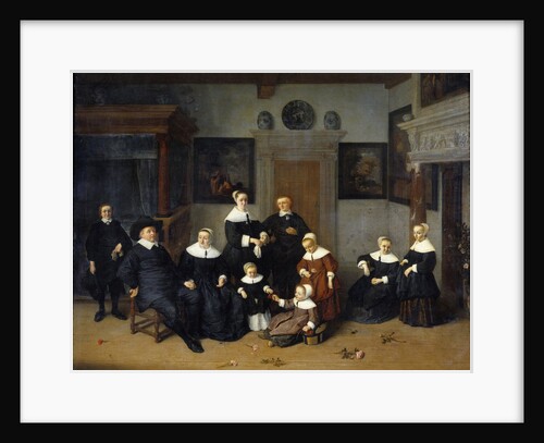 Family Portrait by Adrien Van Ostade