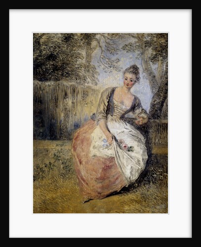 The Anxious Lover by Jean Antoine Watteau