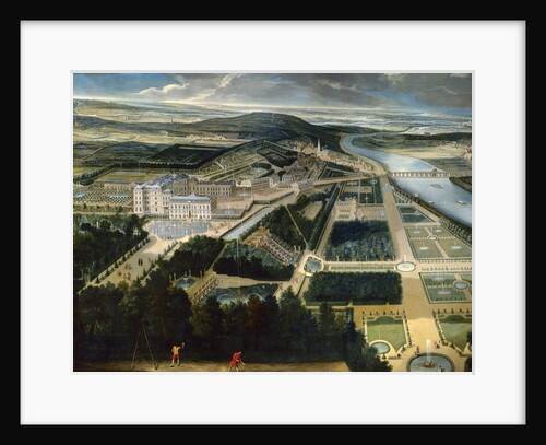 View of the castle and garden of Saint Cloud by Etienne Allegrain