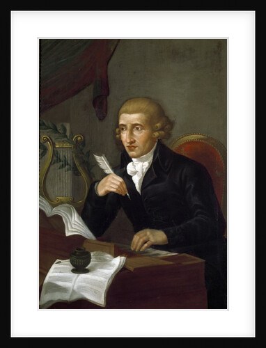 Portrait of Joseph Haydn, Austrian Composer by Anonymous