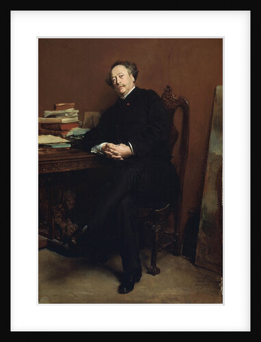 Portrait of Alexandre Dumas Fils by Jean-Louis-Ernest Meissonier