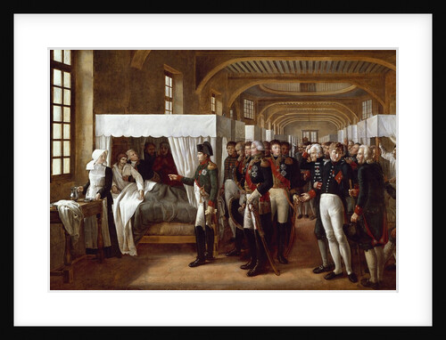 Napoleon Visiting the Infirmary of Invalides on 11th February 1808 by Alexandre Veron Bellecourt