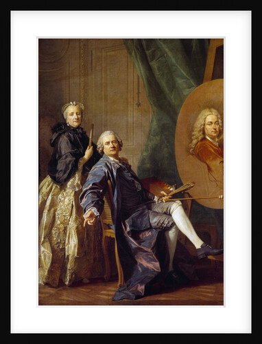 Louis Michel Van Loo and his sister by Louis Michel van Loo