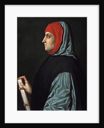 Portrait of Italian poet Petrarch by Anonymous