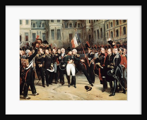 The Farewells of Fontainebleau, 20 April 1814 by Horace Vernet
