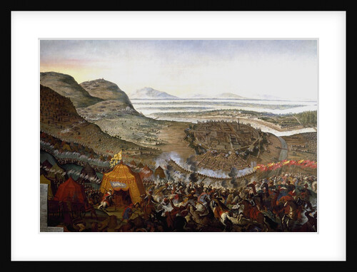 The Battle of Kahlenberg 1683 by Frans Geffels