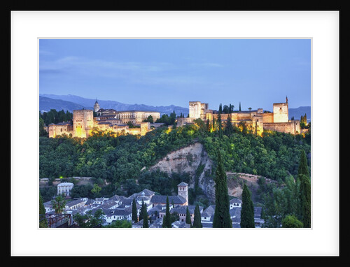 Evening Lights from the Alhambra Palace by Anonymous