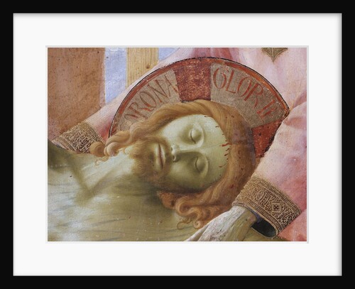 Detail of the Head of the Dead Christ by Fra Angelico
