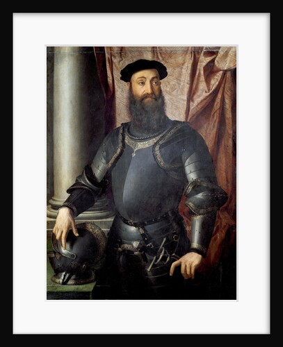 Portrait of Stefano Colonna by Agnolo Bronzino