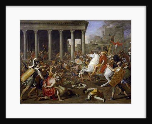The Destruction of the Temples in Jerusalem by Titus by Nicolas Poussin