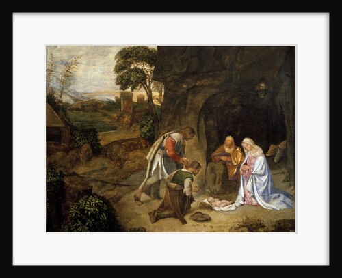 Adoration of the Shepherds by School of Giorgione