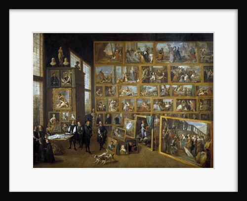 Archduke Leopold Wilhelm in His Picture Gallery in Brussels by David Teniers II