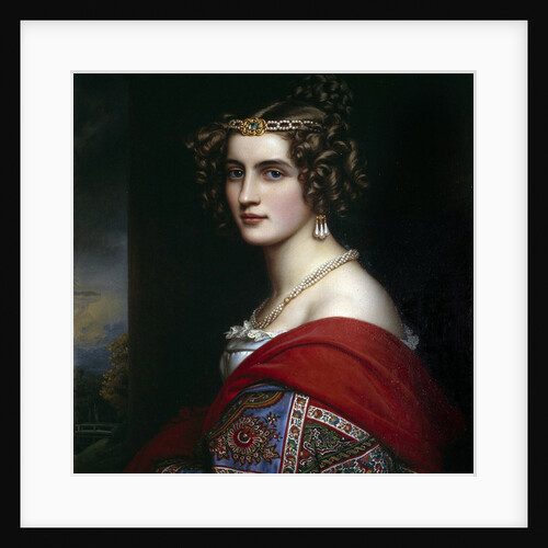 Portrait of Amalie von Schintling by Josef Karl Stieler