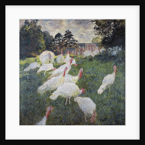 The Turkeys at the Chateau de Rottembourg by Claude Monet