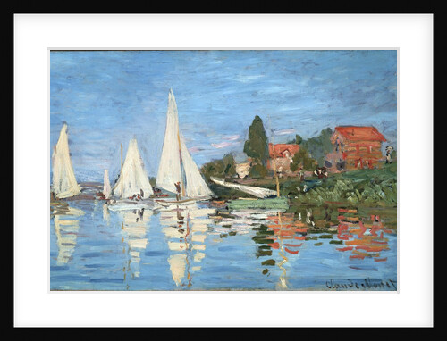 Regattas at Argenteuil by Claude Monet