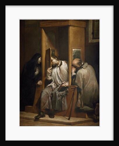 St John of Nepomuk Hearing the Confession of the Queen of Bohemia by Giuseppe Maria Crespi