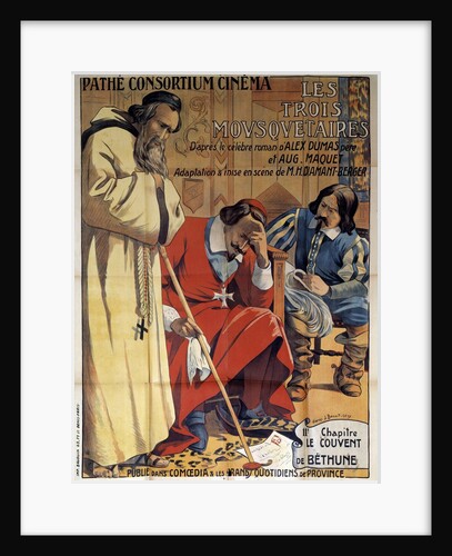 Poster of the play "The Three Musketeers", 1920 by Anonymous