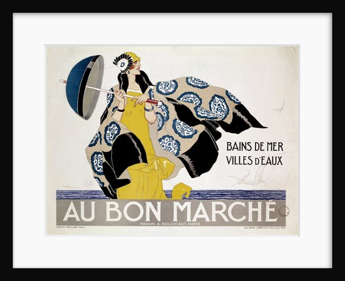 Poster advertising the "Au Bon Marche" department store " by Anonymous