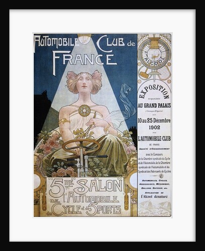 Poster of the Automobile Club de France, 1902 by Anonymous