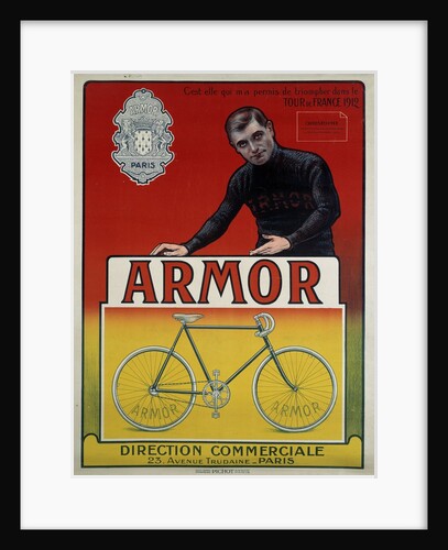 Advertising poster for the bike "Armor" by Anonymous