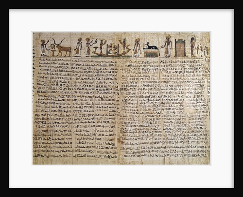 Egyptian Antiquity : papyrus of the Book of the Dead by Anonymous