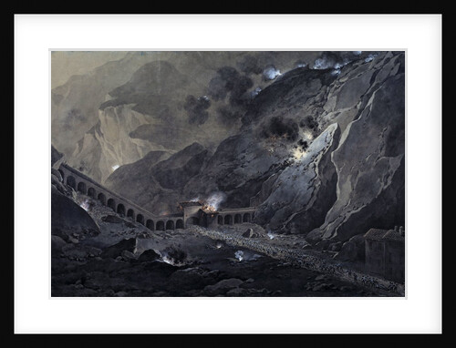 First Italian Campaign: Passage of the French artillery by Giuseppe Pietro Bagetti