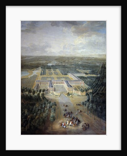 France, Versailles - Perspective view of the castle and gardens of Trianon by Anonymous