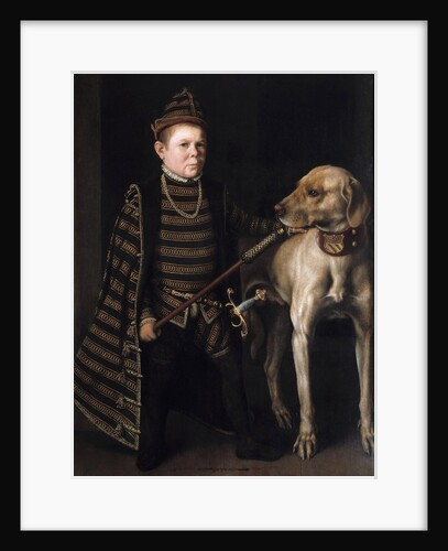 Potrait of the dwarf of the Cardinal de Granvelle by Antonio Moro