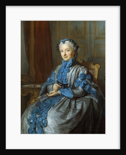 Portrait of Countess de Rieux by Maurice Quentin de la Tour
