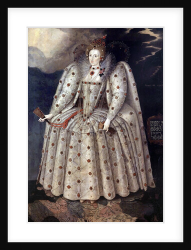 Portrait of the Queen Elizabeth Ier by Marcus Gheeraerts