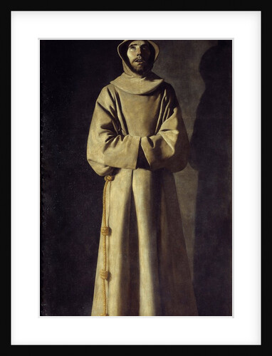 Portrait of St. Francis of Assisi by Francisco de Zurbaran