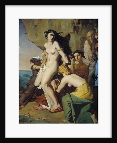 Andromeda Chained to the Rock by the Nereids by Theodore Chasser