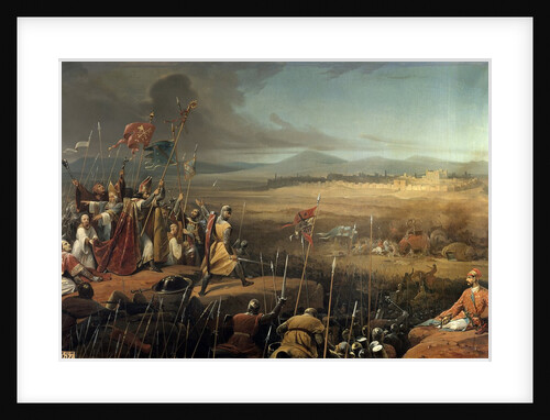 Battle under the walls of Antioch by Frederic Schopin