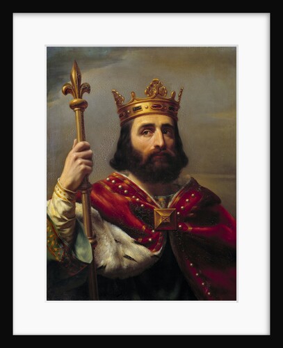 Portrait of Pepin the Short by Louis Felix Amiel