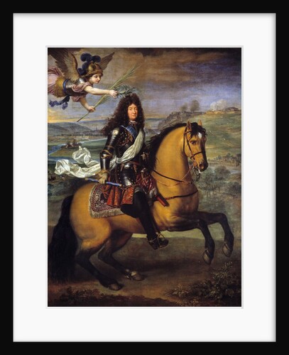 Equestrian Portrait of Louis XIV of France, by Pierre Mignard