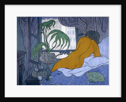 The Blue Room or Nude wih Fan by Paul Ranson