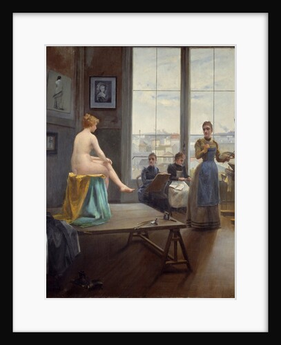 Studio with young Women by Paul Duthoit