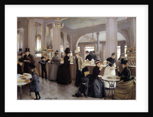 The Pastry Gloppe Avenue des Champs Elysees, by Jean Beraud