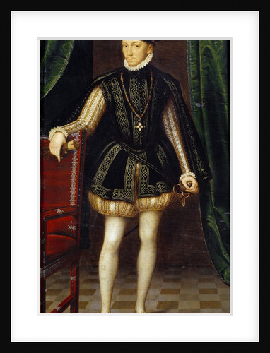 Portrait of Charles IX from the Workshop of Francois Clouet by Anonymous
