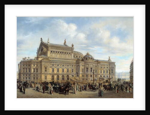 View of the Opera Garnier by Leonard Saurfelt