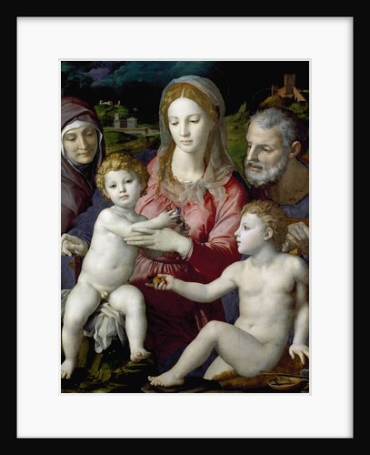 Holy Family With Saint Anne and the Infant Saint John by Agnolo Bronzino