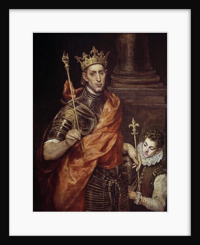 Saint Louis IX, King of France by El Greco