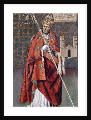 Saint Lawrence Siro, Founder of the Abbey of Farfa by Nicola Filotesio